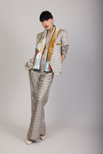 Rustic Flared Gold Suit Trousers