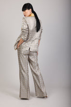 Rustic Flared Gold Suit Trousers