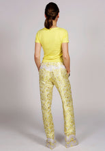 WISTERIA YELLOW BELL BOTTOM TROUSERS
