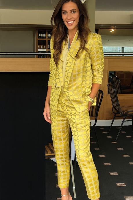 Yellow Amarillo Suit Jacket