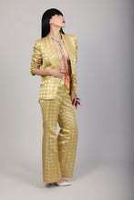 Sunkissed Gold Flared Trousers
