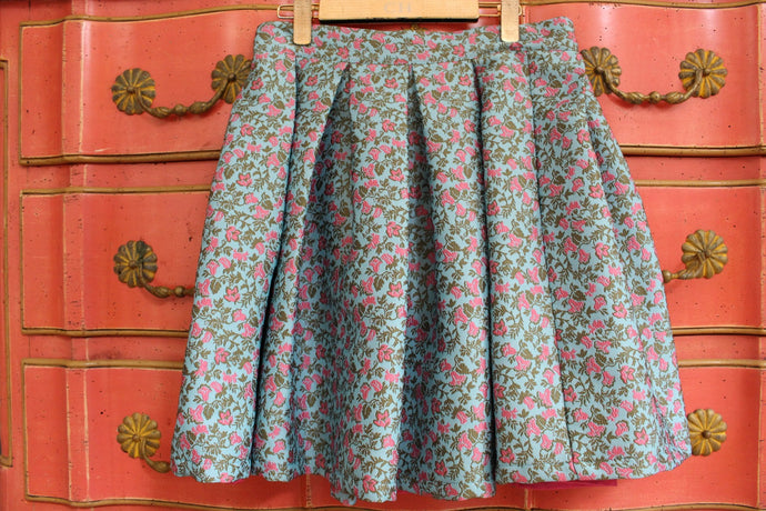 Blue Flower polo skirt